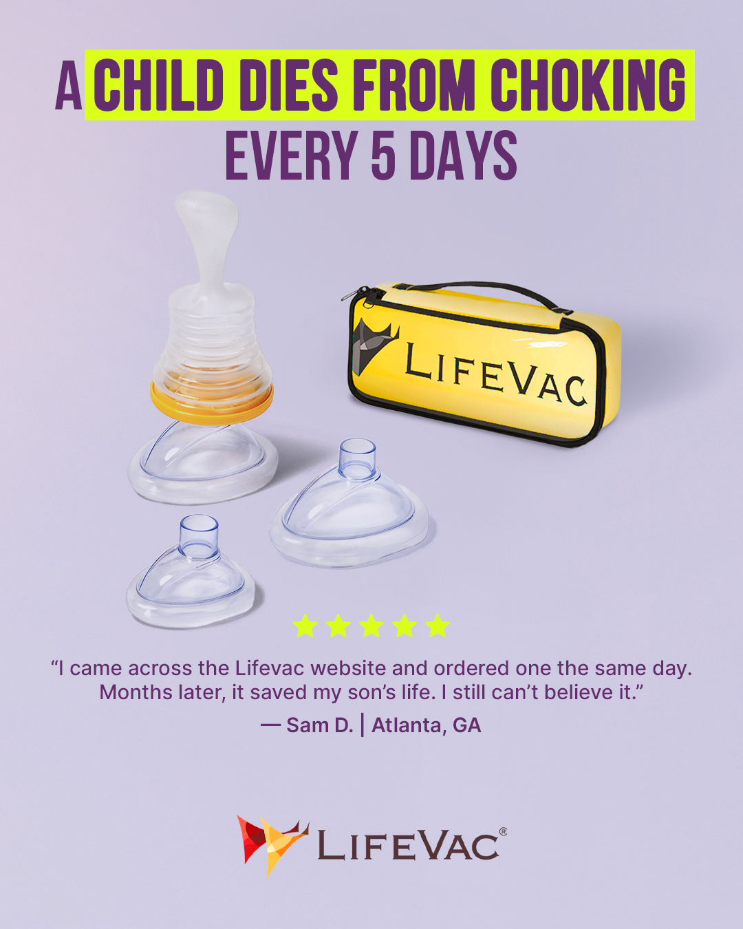 LifeVac USA Facebook ad