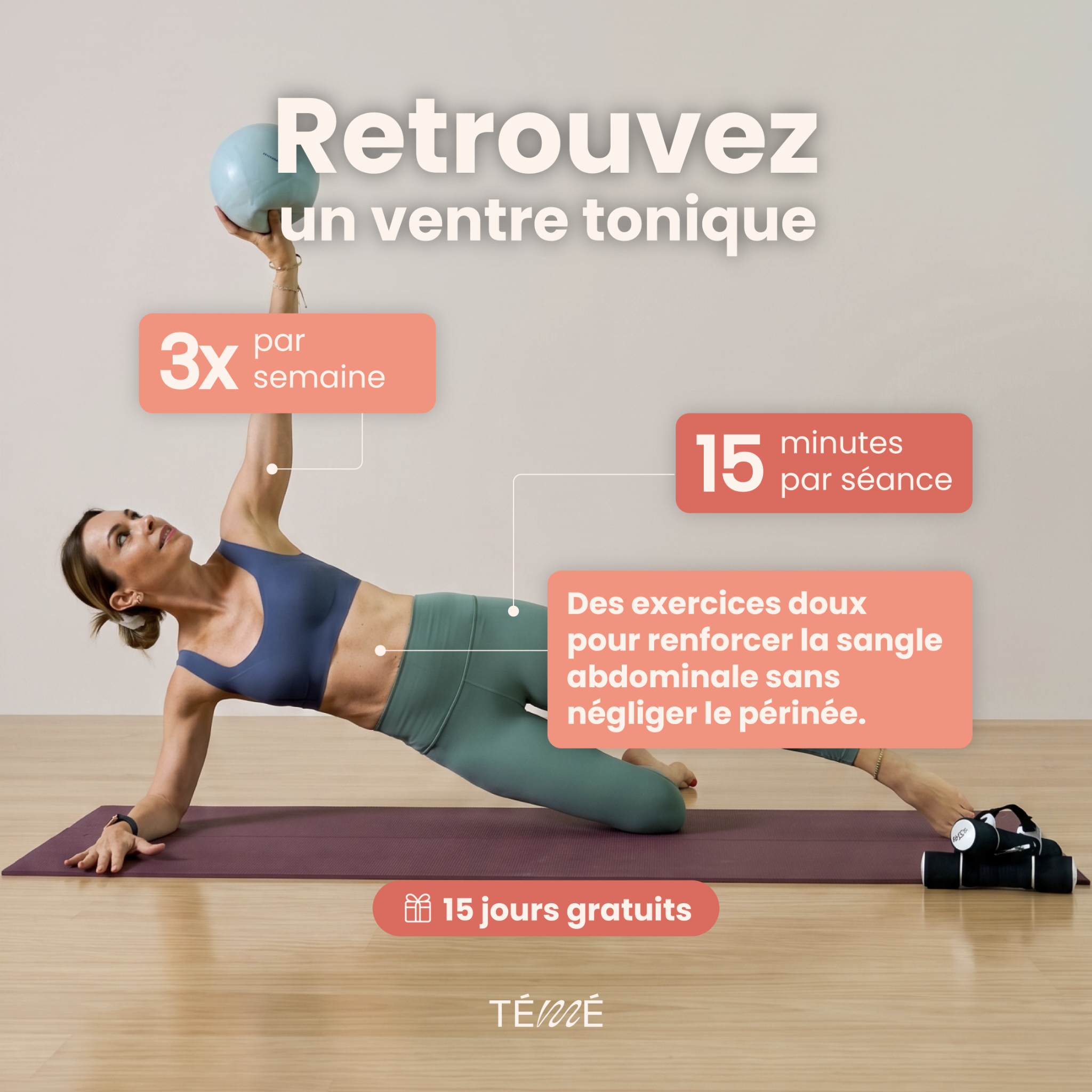 Studio Témé Facebook ad: Studio Témé: Votre sport sur-mesure