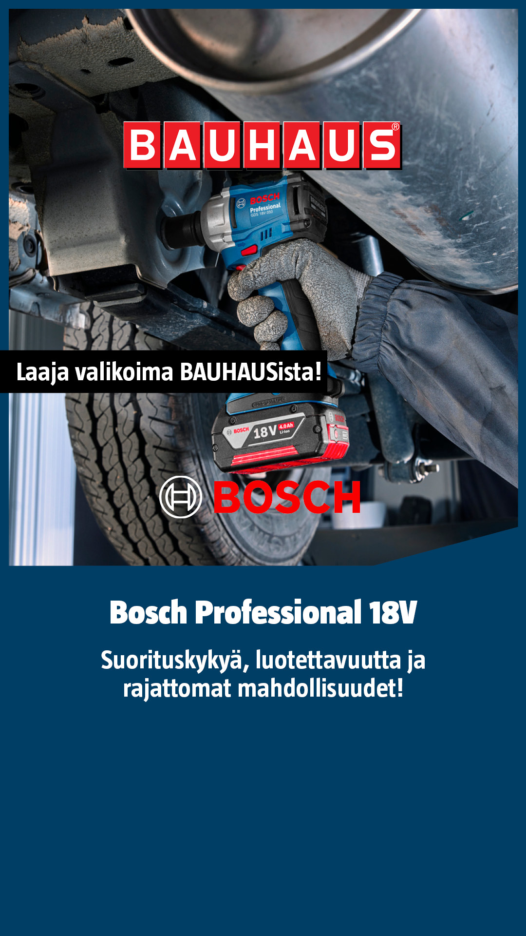 BAUHAUS Suomi Facebook ad