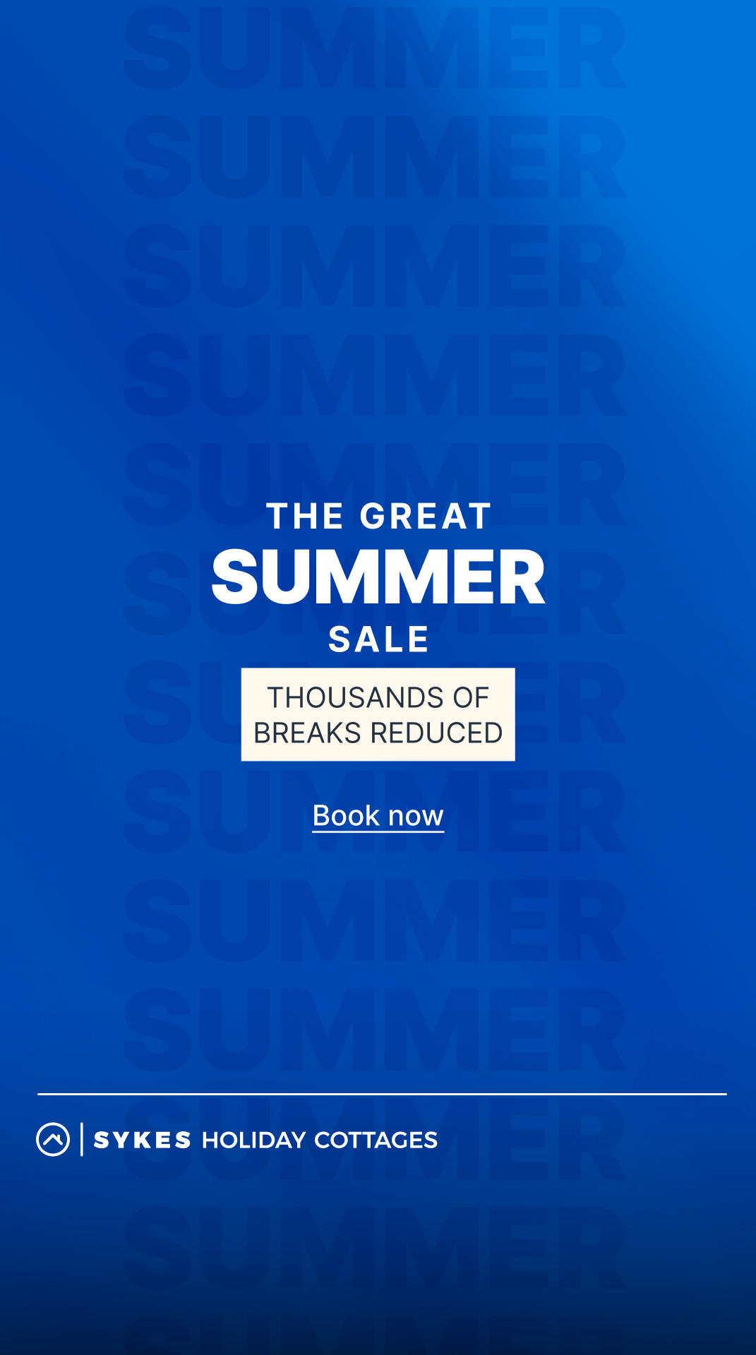 Sykes Holiday Cottages Facebook ad