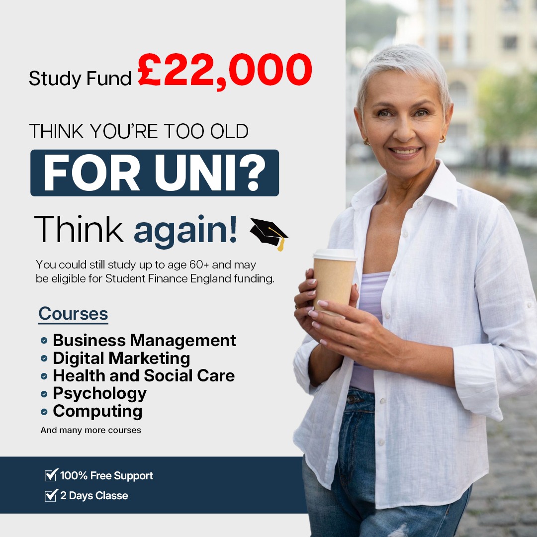 Brit Bright Education Facebook ad: Study Fund up to £22k