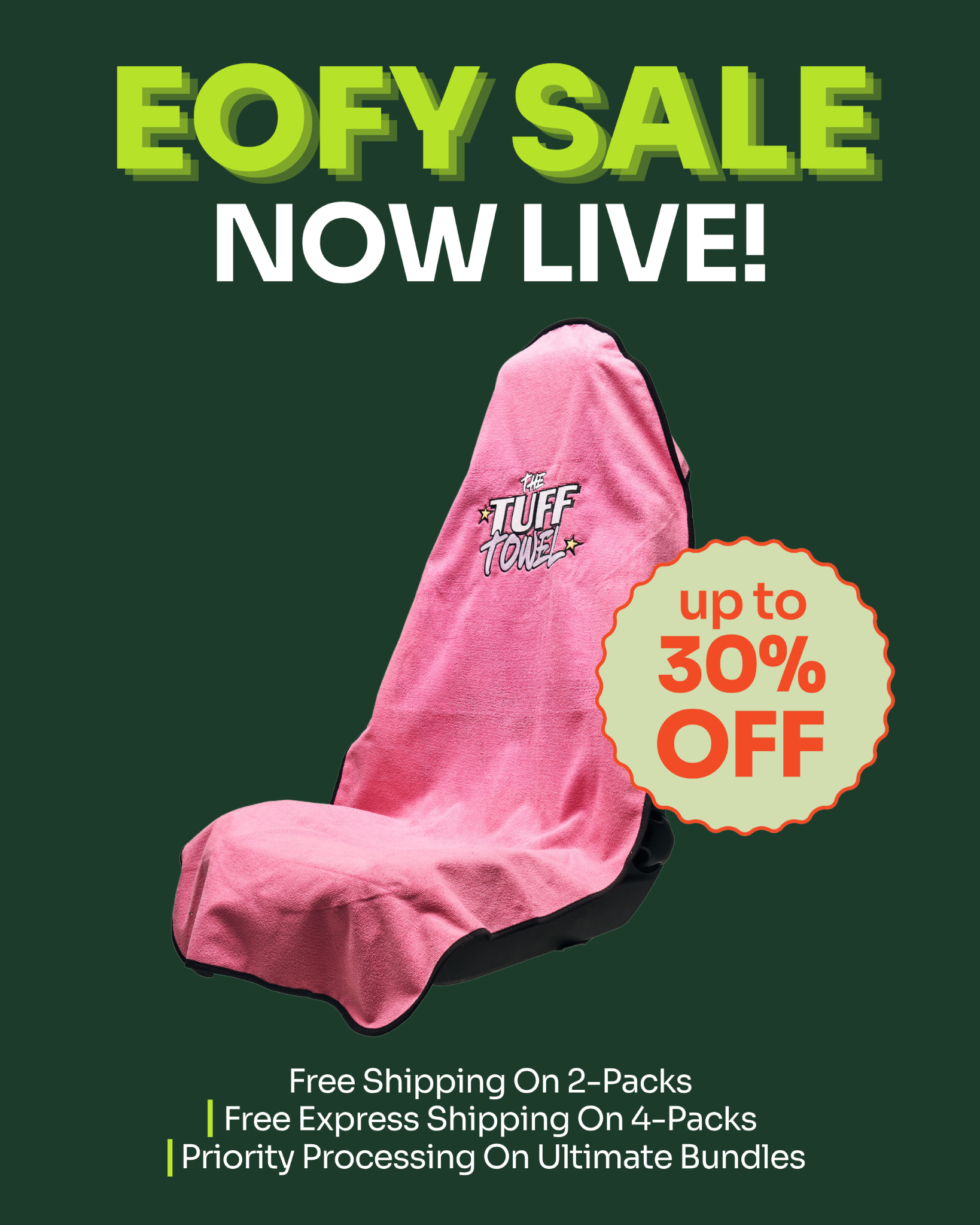 The Tuff Towel Facebook ad