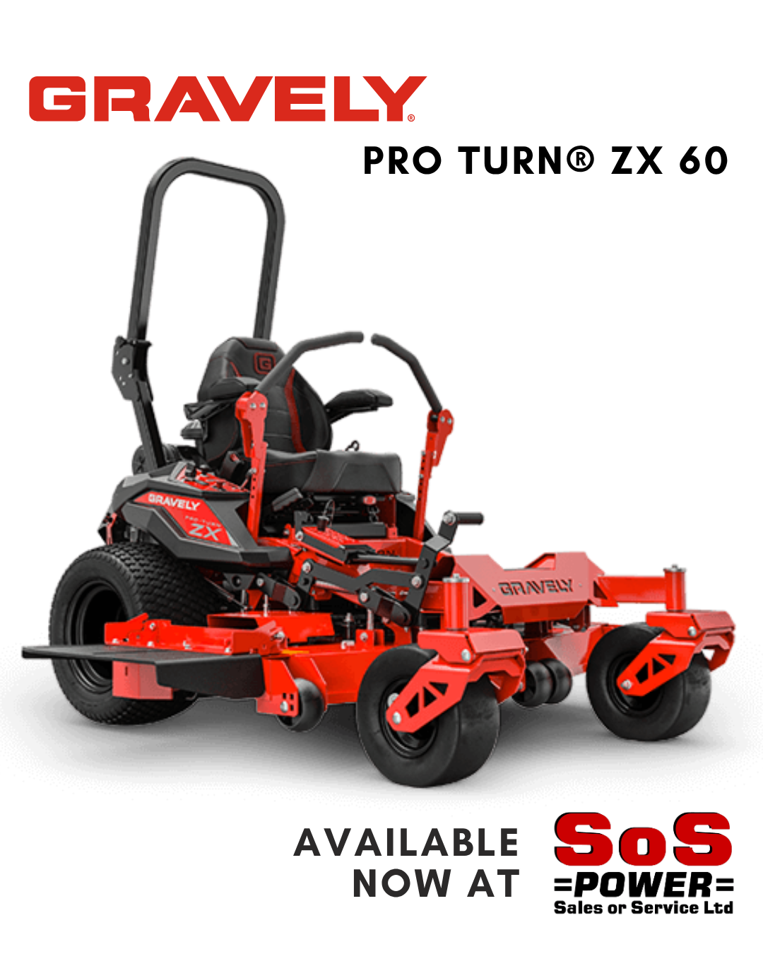 SOS Power Sales or Service Facebook ad: In Stock Now!