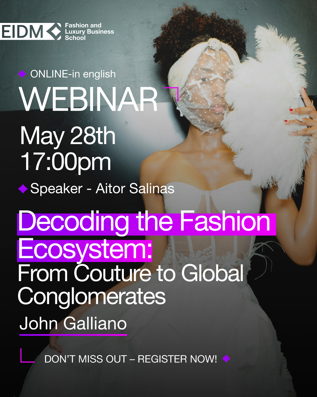 Ace Education Spain Facebook ad: EIDM Fashion Business Webinar