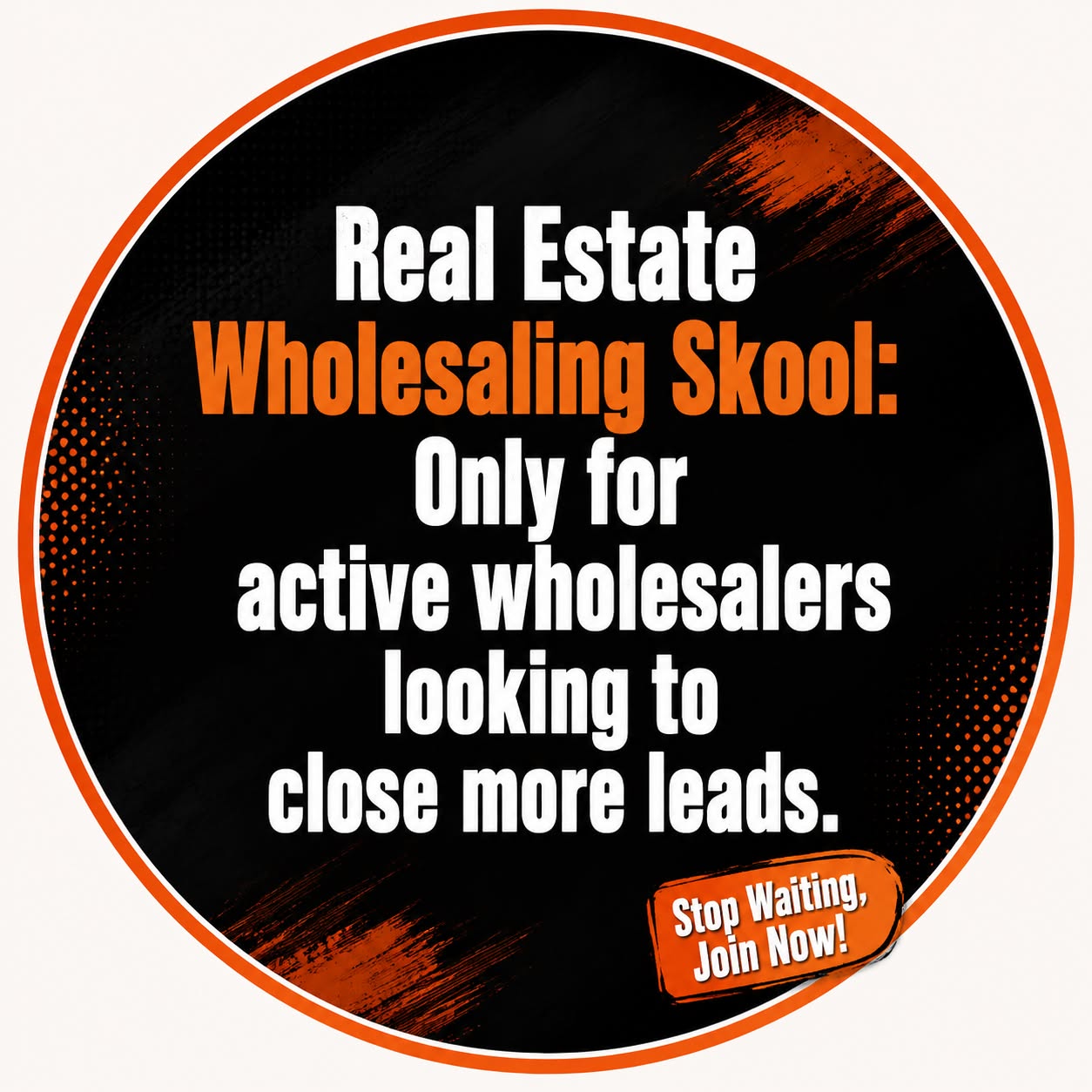 Skool Facebook ad: Stop Letting Old CRM Leads Go Cold