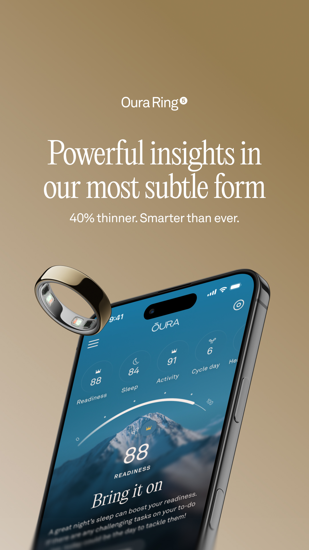 ŌURA Facebook ad