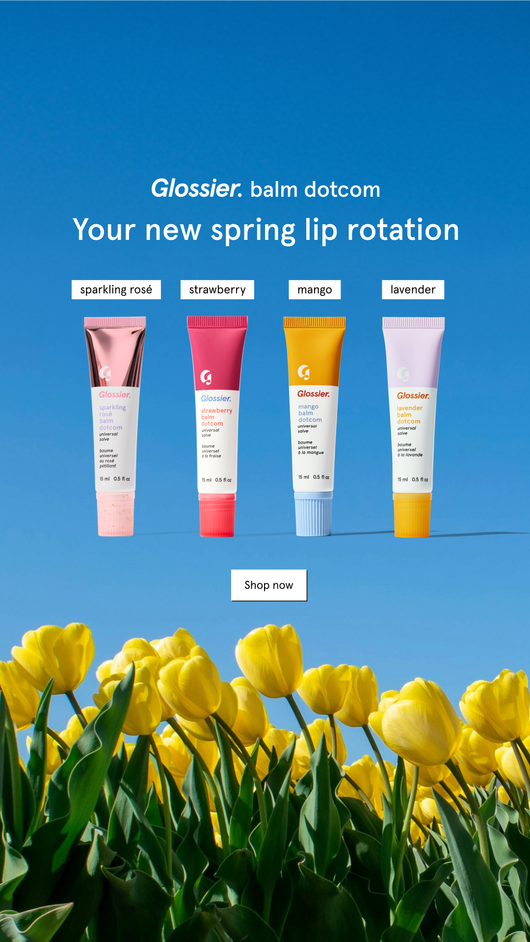 Glossier Facebook ad