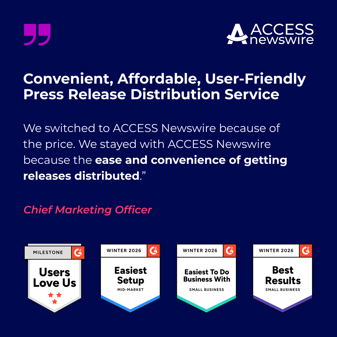 Access Newswire Facebook ad
