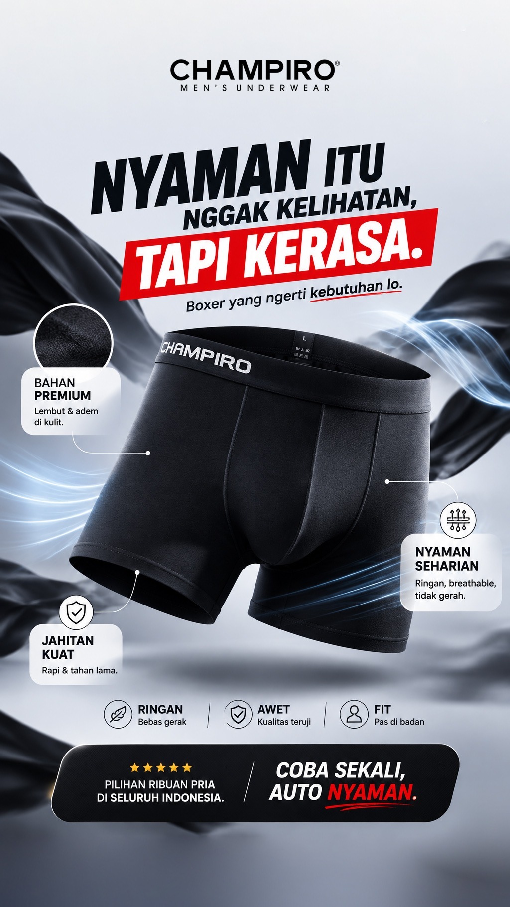 Champiro.id Facebook ad: Saatnya Upgrade ke CHAMPIRO!