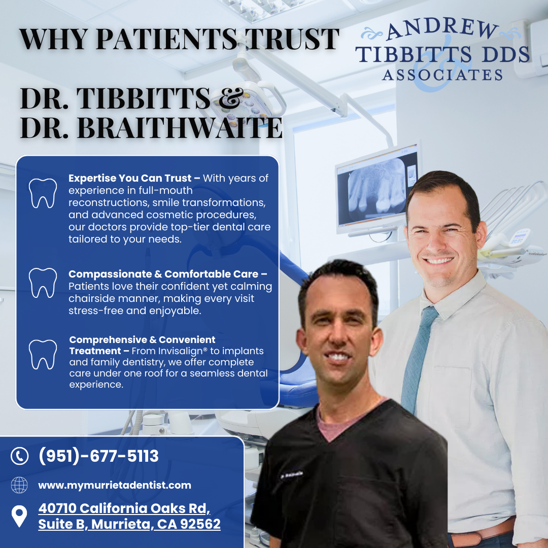 Andrew Tibbitts DDS Facebook ad: Dentist in Murrieta