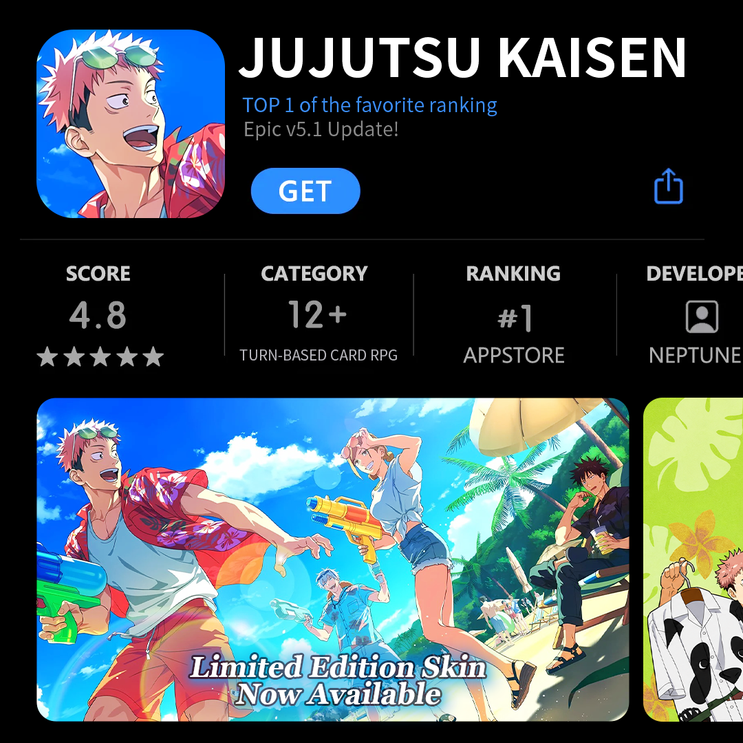 Jujutsu game Facebook ad: No gimmicks, real 3000 free pulls when you log in