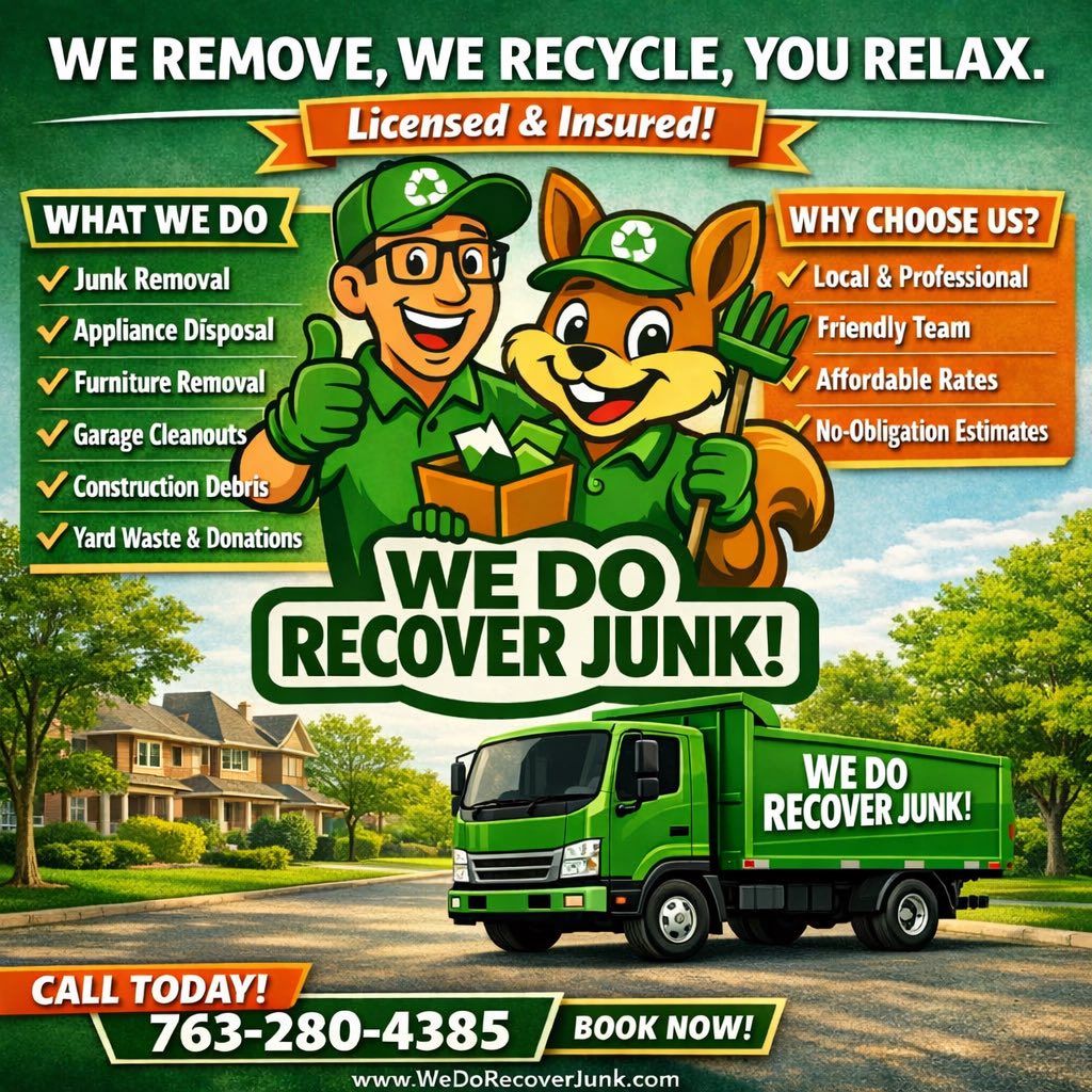 We Do Recover Junk Facebook ad: WHAT WE DO