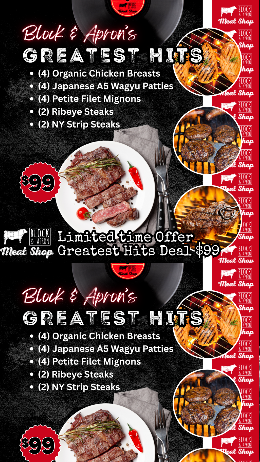 Block & Apron Facebook ad
