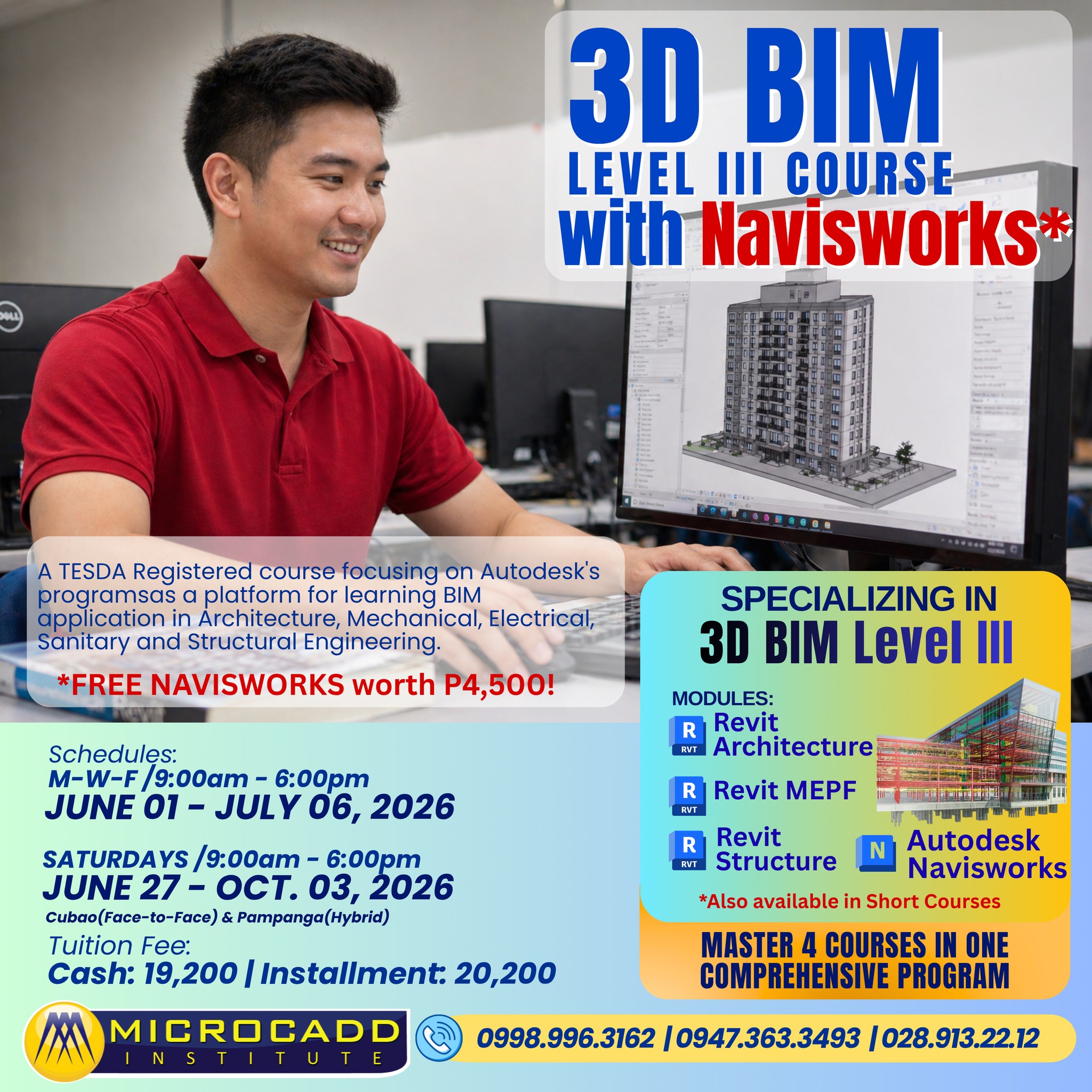 Microcadd Institute Facebook ad