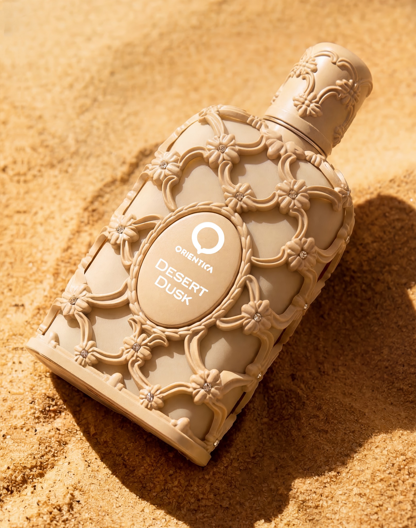 Orientica Perfumes Facebook ad: Desert Dusk - soft, warm, and quietly captivating