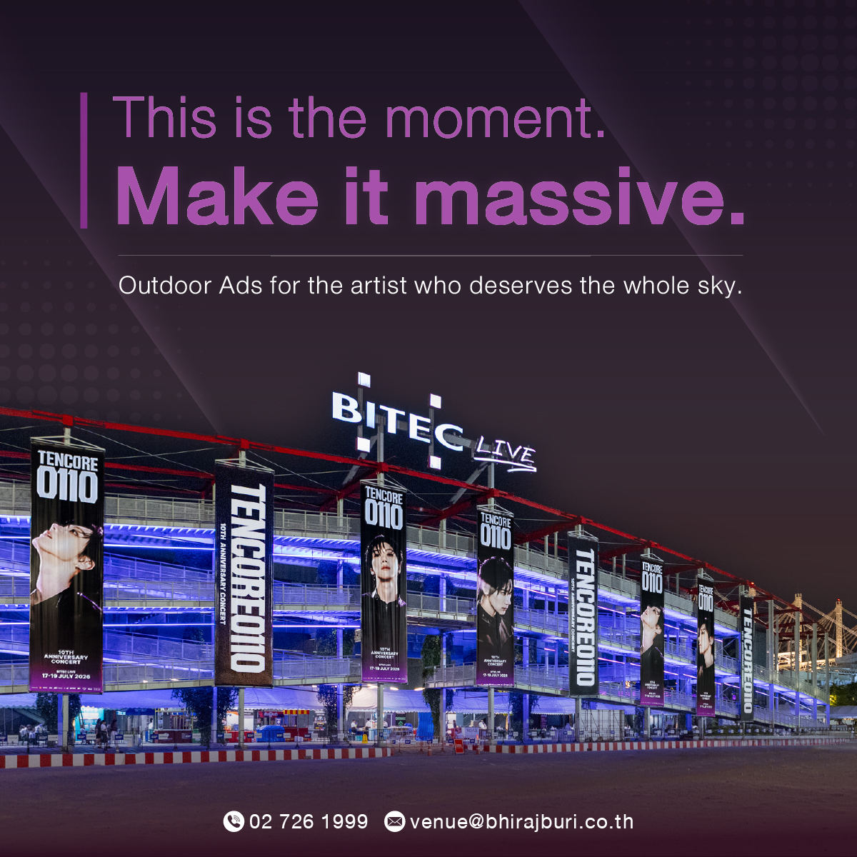 BITEC BURI Facebook ad: This is the moment.