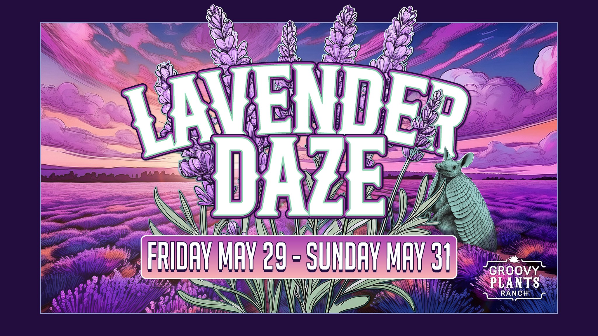 Groovy Plants Ranch Facebook ad: Lavender Daze