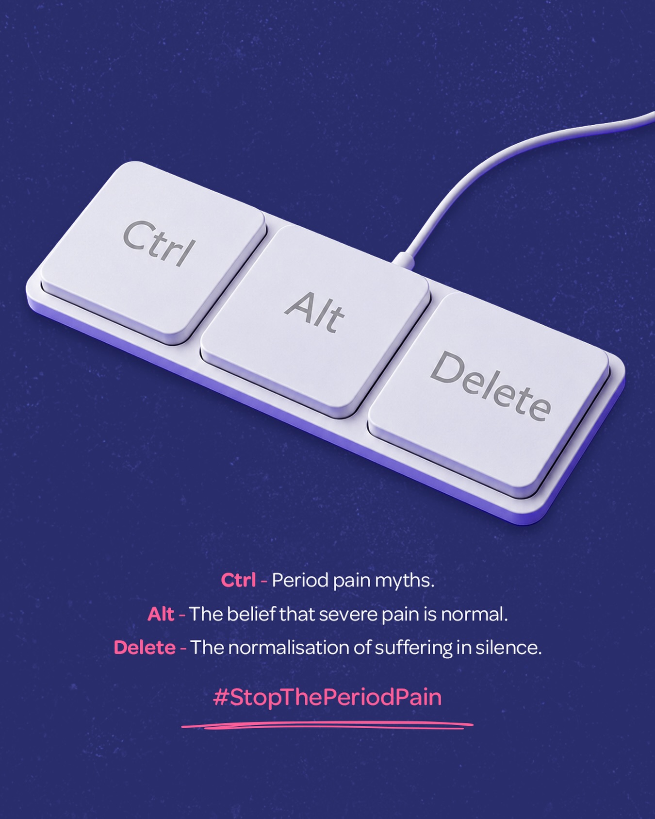 Stop the Period Pain Facebook ad: It’s just period pain.