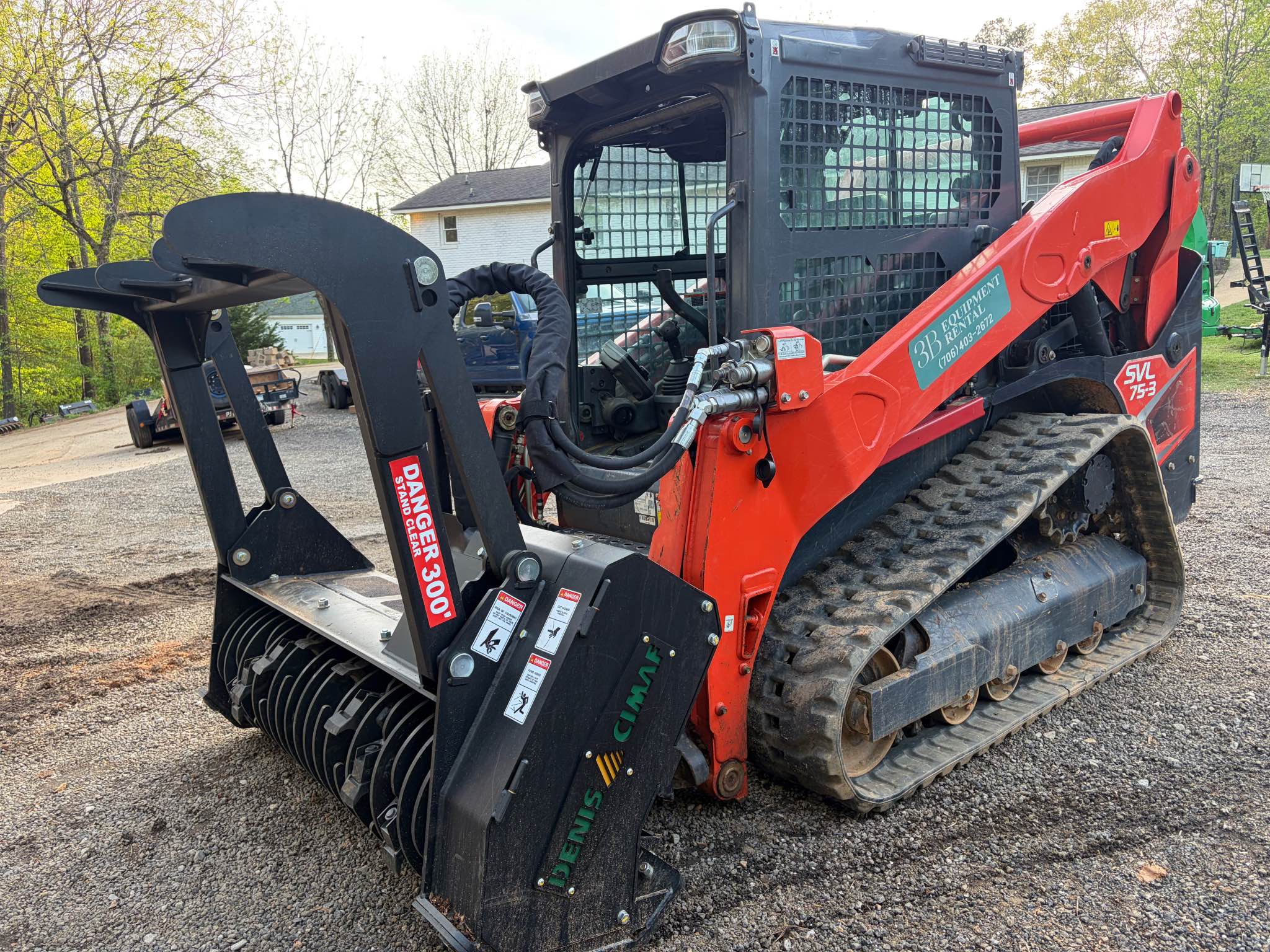 Matthew Barr Facebook ad: Mulching head rental!