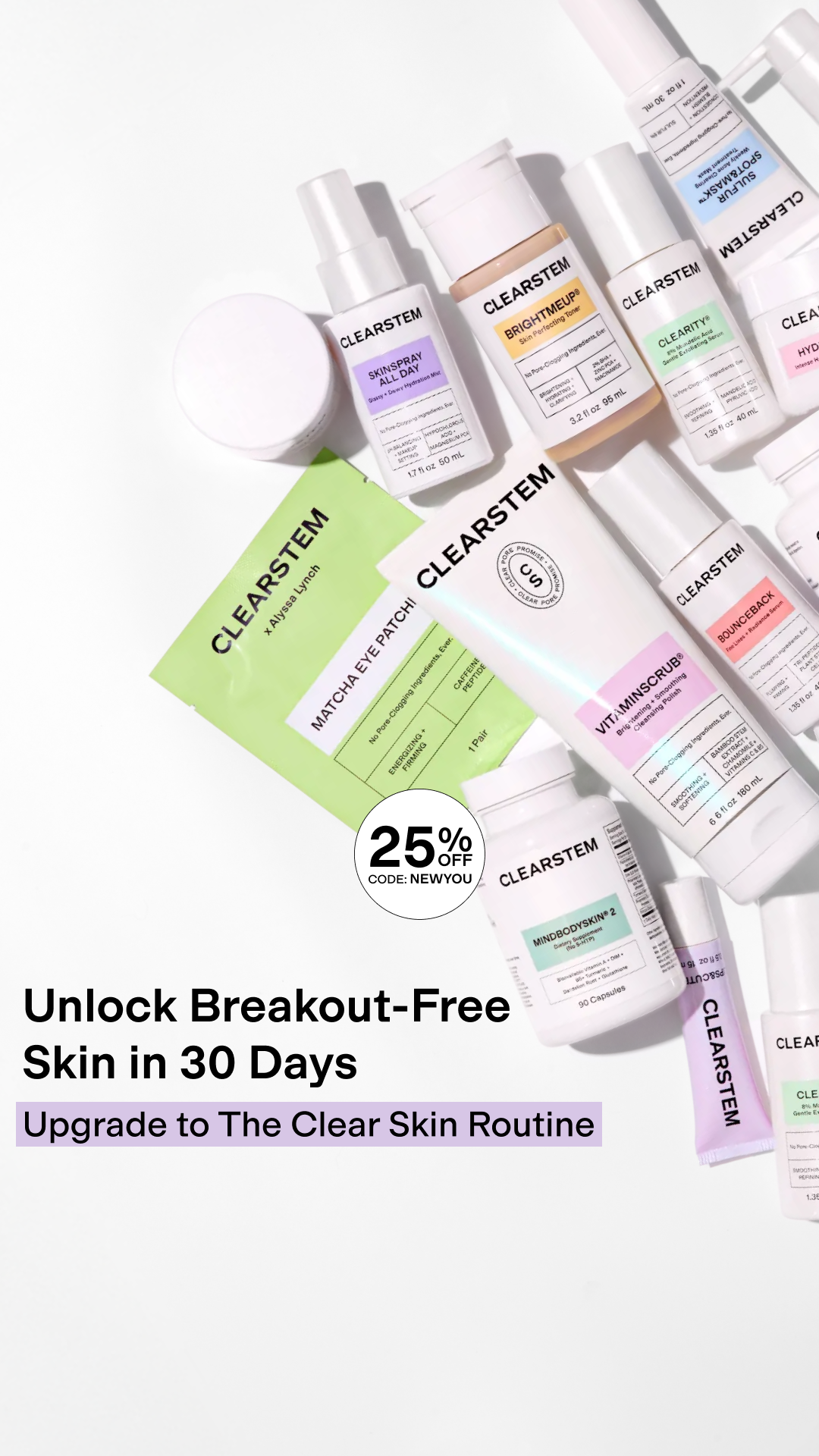 CLEARSTEM Skincare Facebook ad