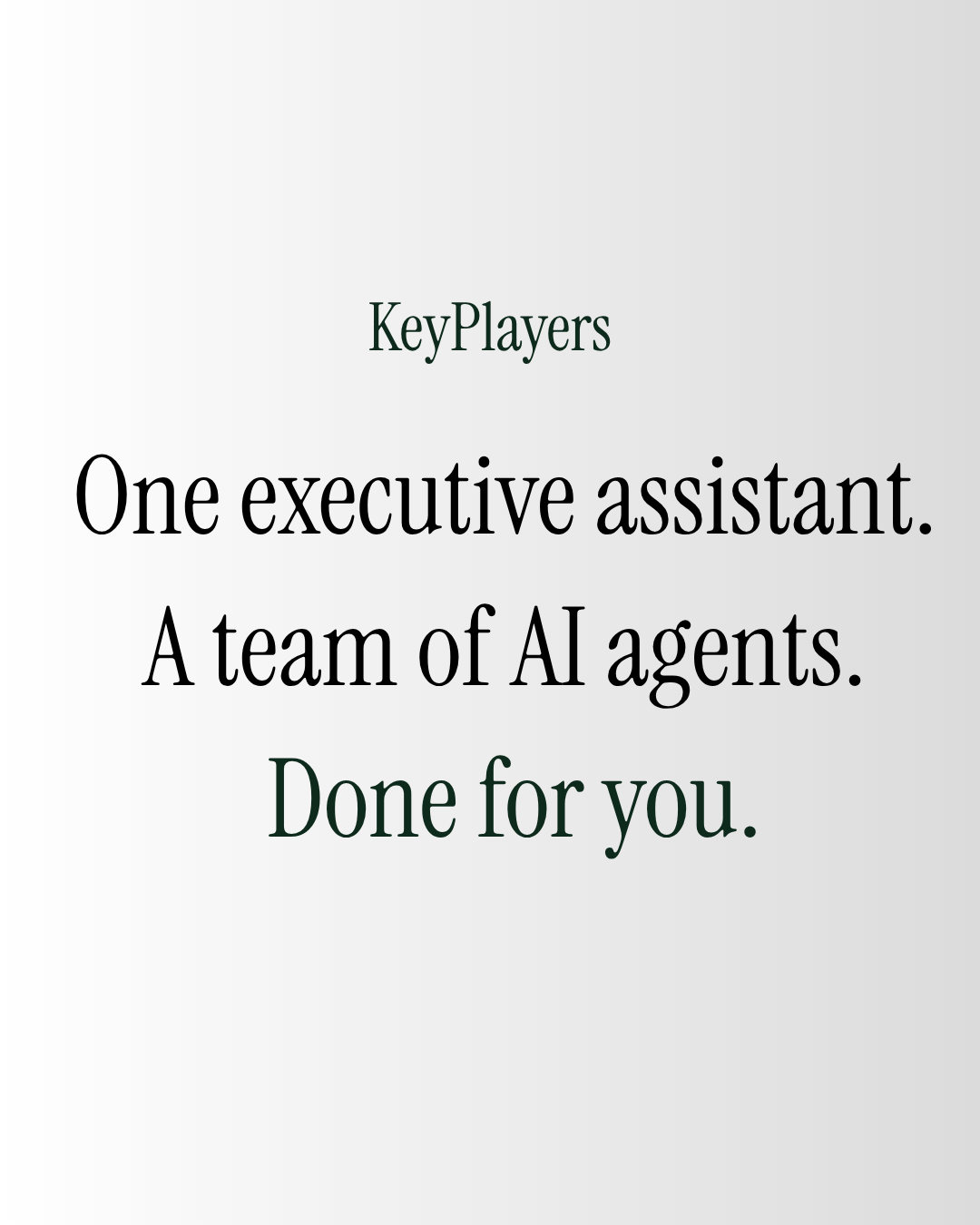 Mitch Conquer Facebook ad: Executive assistant + AI Agents done for you