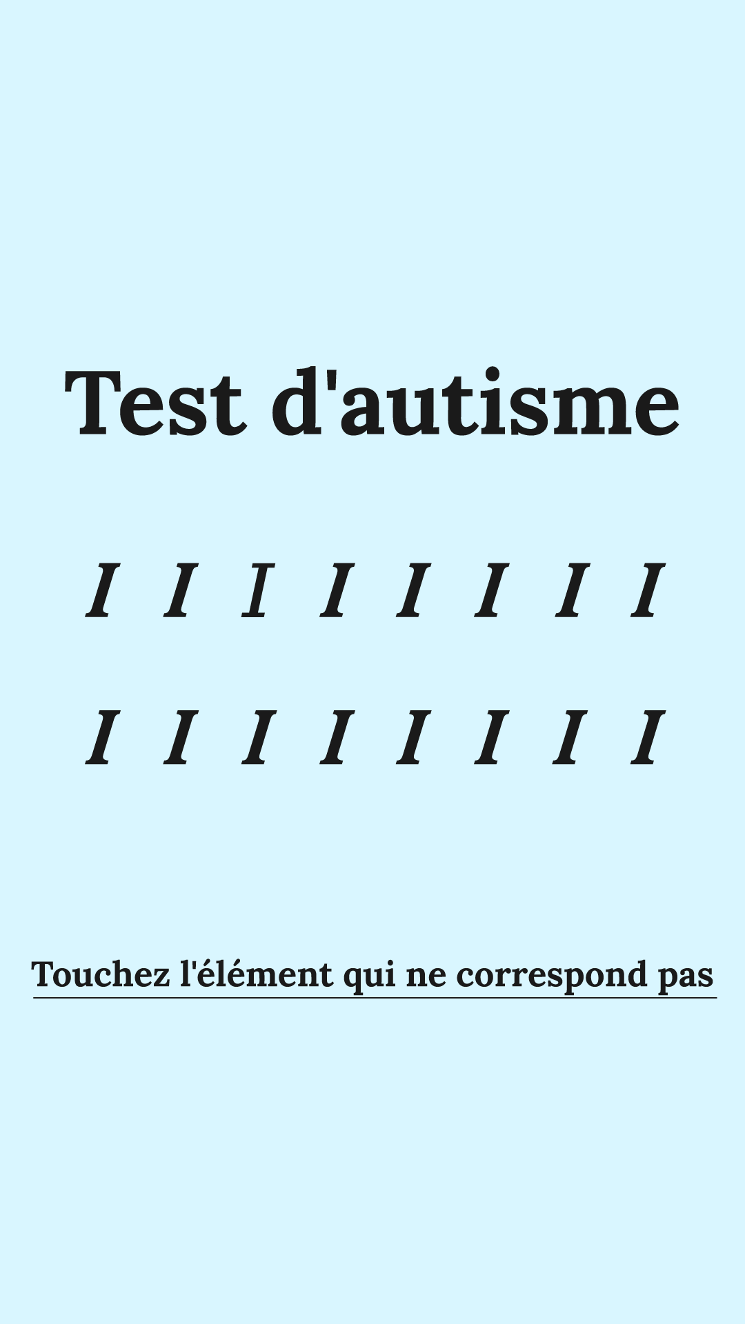 International IQ test Facebook ad
