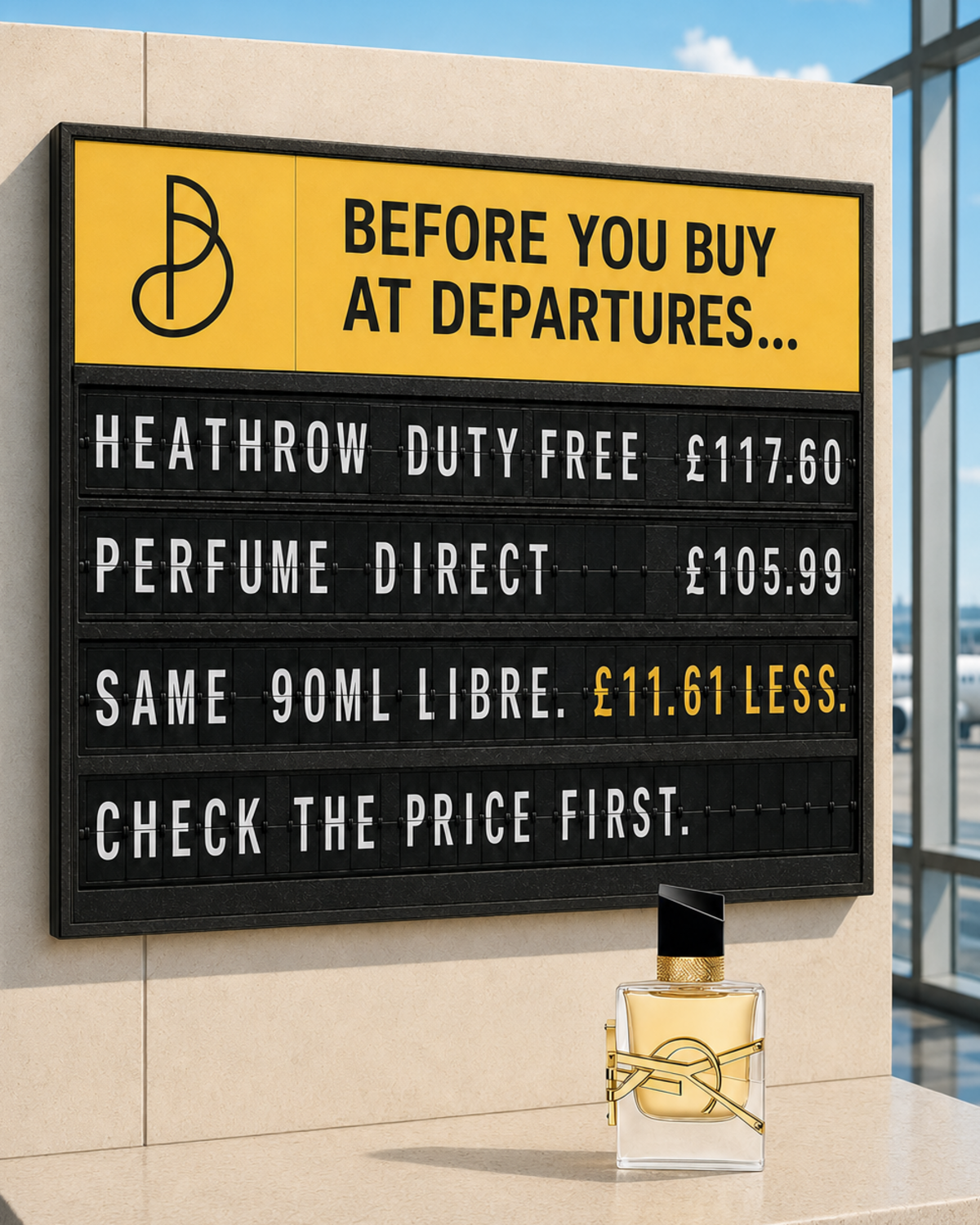 Perfume Direct Facebook ad: Your pre-flight price check
