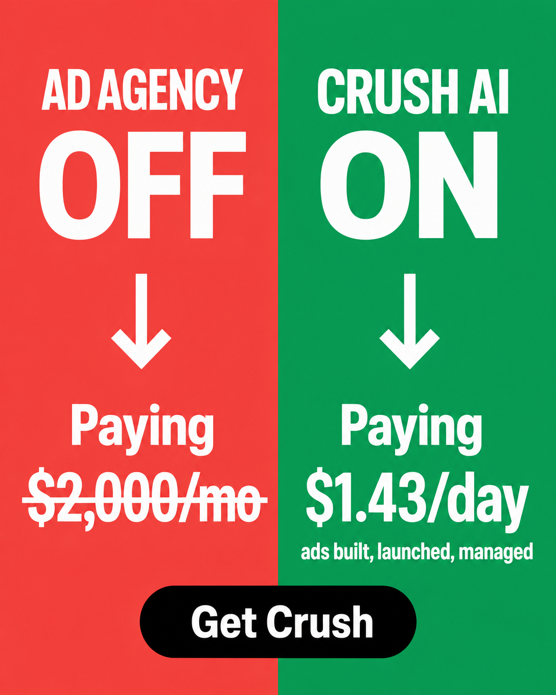 trycrush.ai Facebook ad