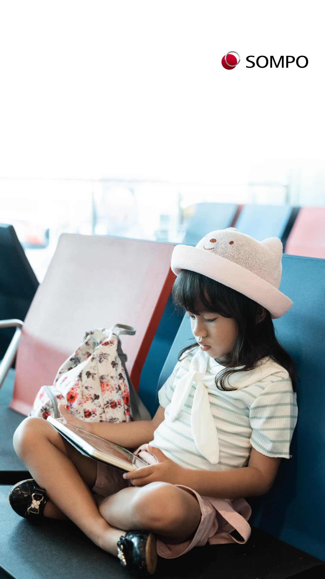 Sompo Singapore Facebook ad: Make flight delays more comfortable with Sompo