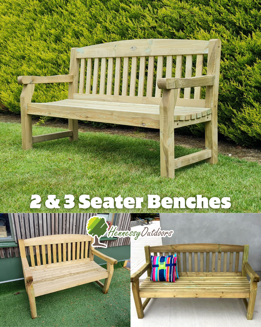 Koala Play Facebook ad: Weather Protected Benches