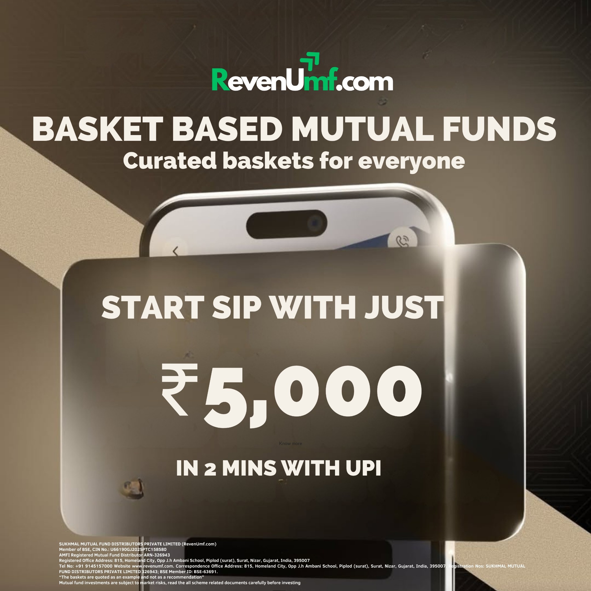 RevenUmf.com Mutual Funds Facebook ad: Let Experts Manage Mutual Fund.