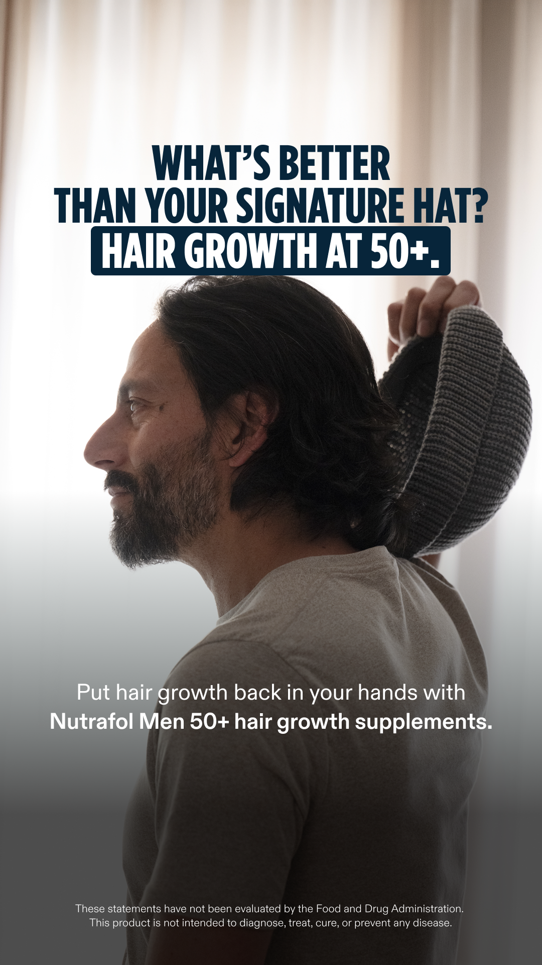 Nutrafol Men Facebook ad