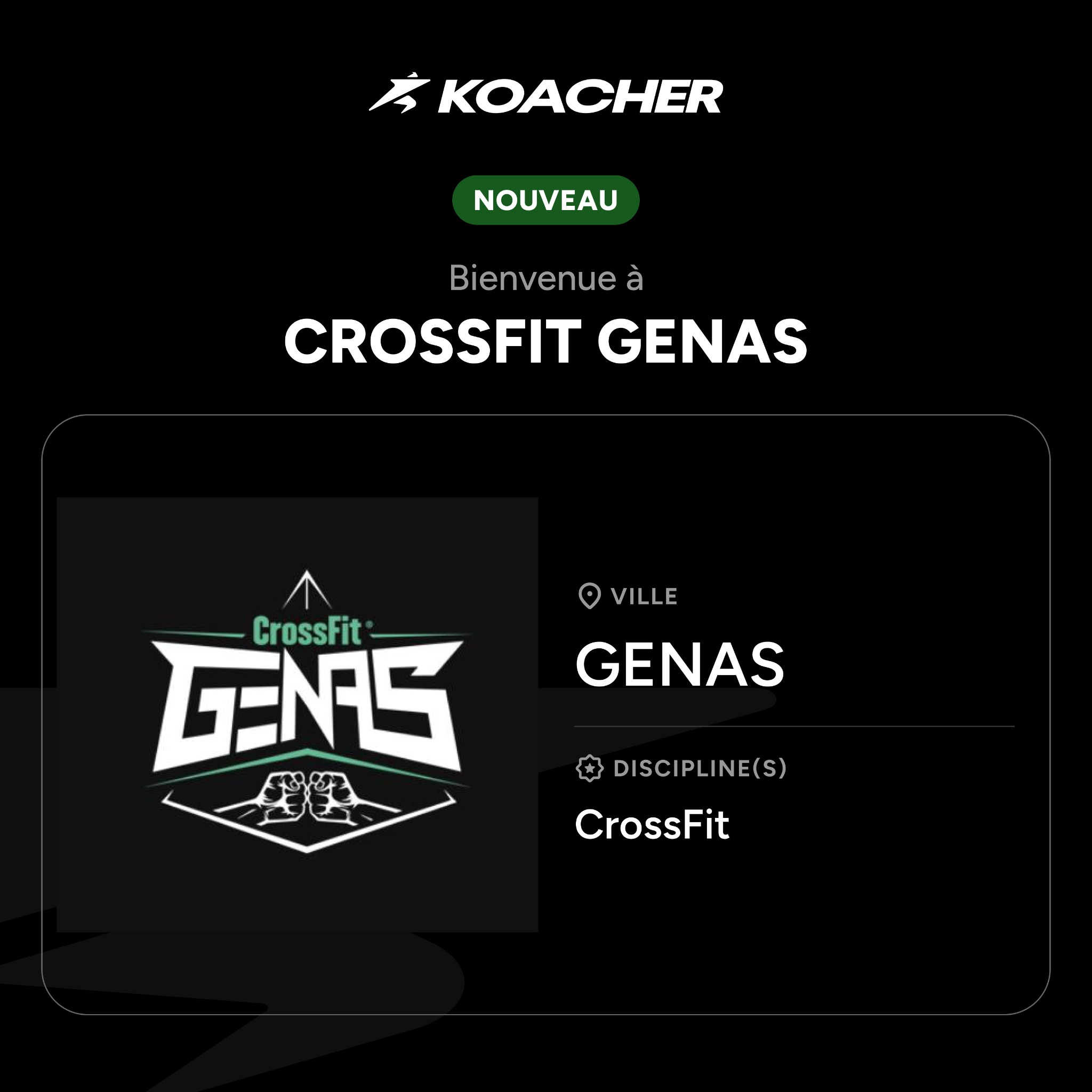 Koacher Facebook ad