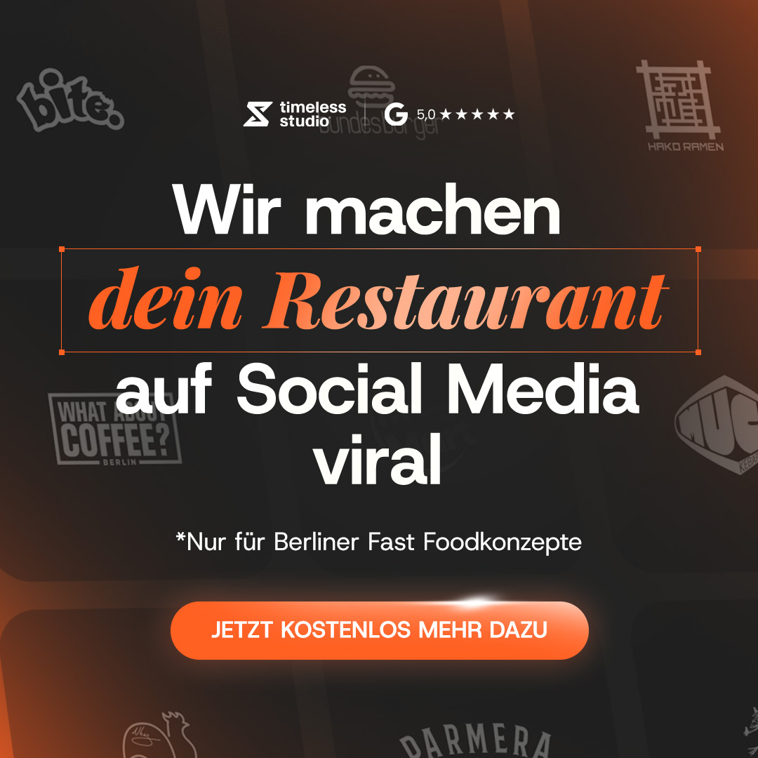 Timelessstudio Facebook ad: Planbar viral gehen!