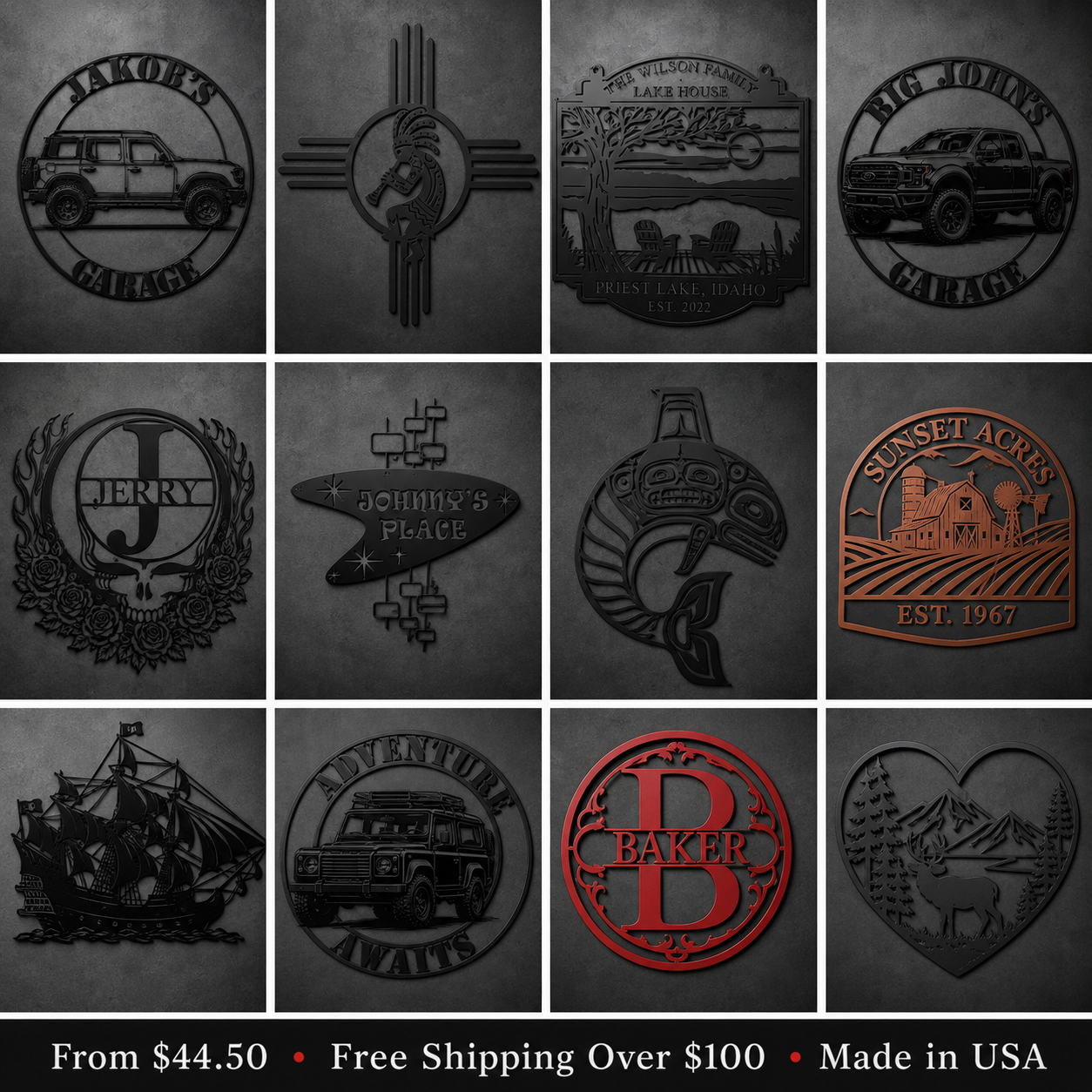 Metal Art Signs Facebook ad