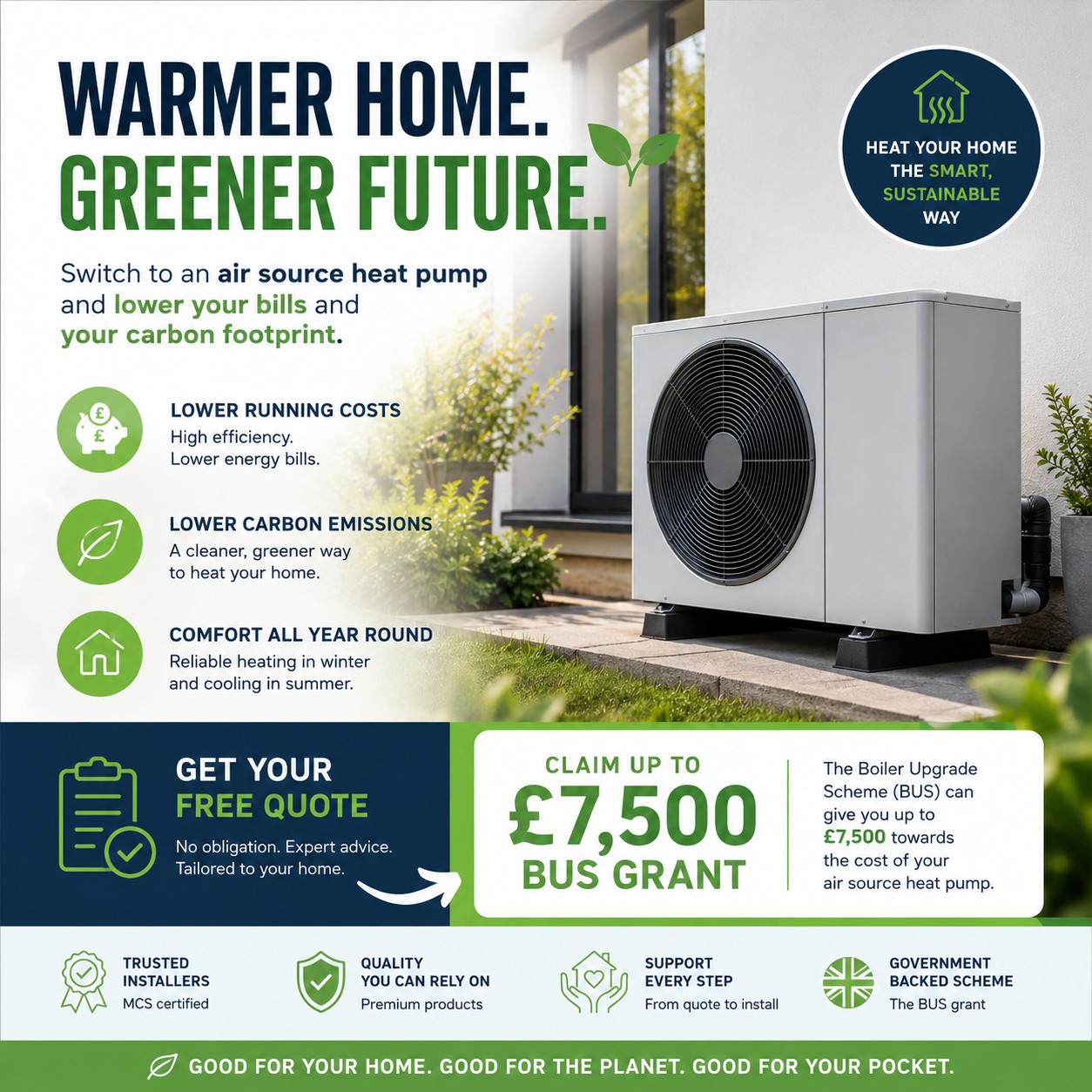 Qualis Energy Facebook ad: Air Source Heat Pumps | Qualis Energy