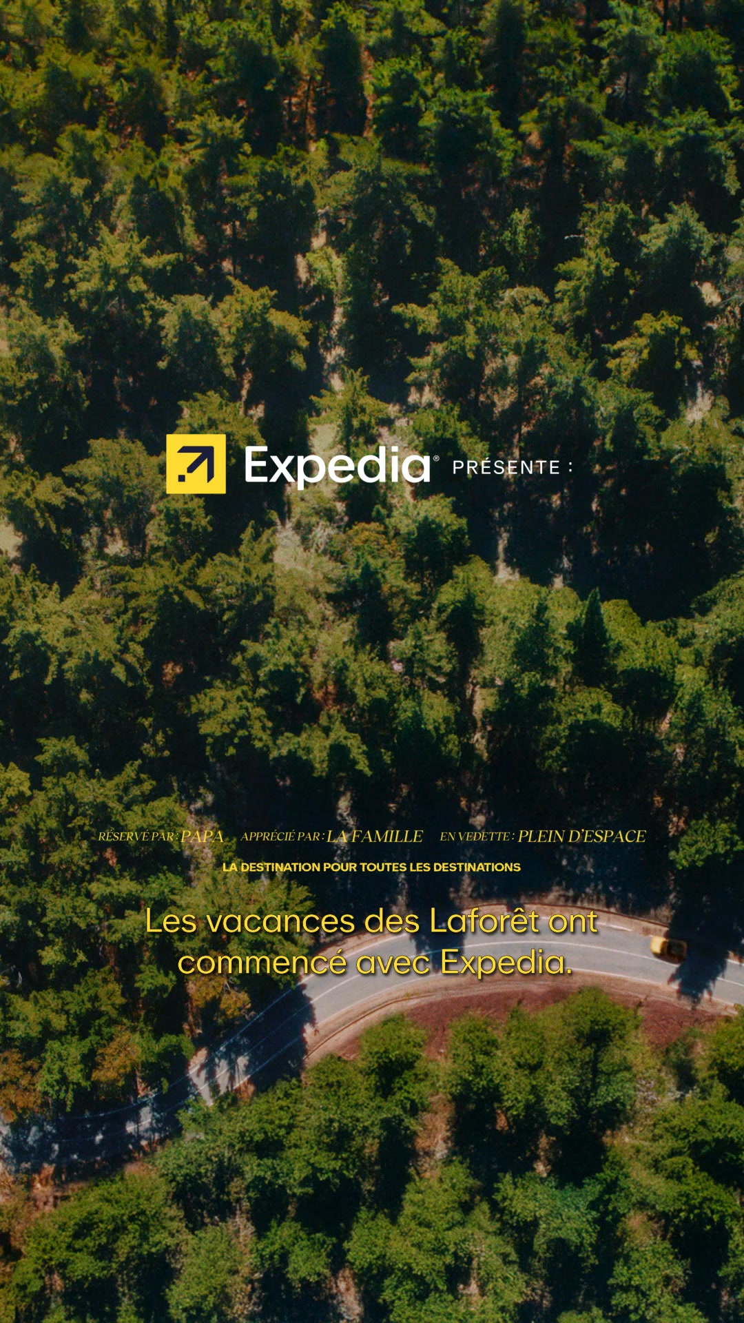 Expedia Facebook ad: Regroupez et économisez jusqu’à 30%