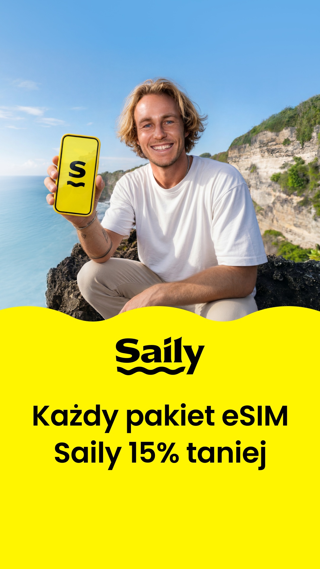 Saily Facebook ad