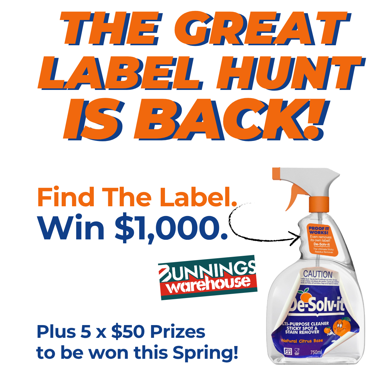 De-Solv-it Facebook ad: Bought De-Solv-it? Enter Now