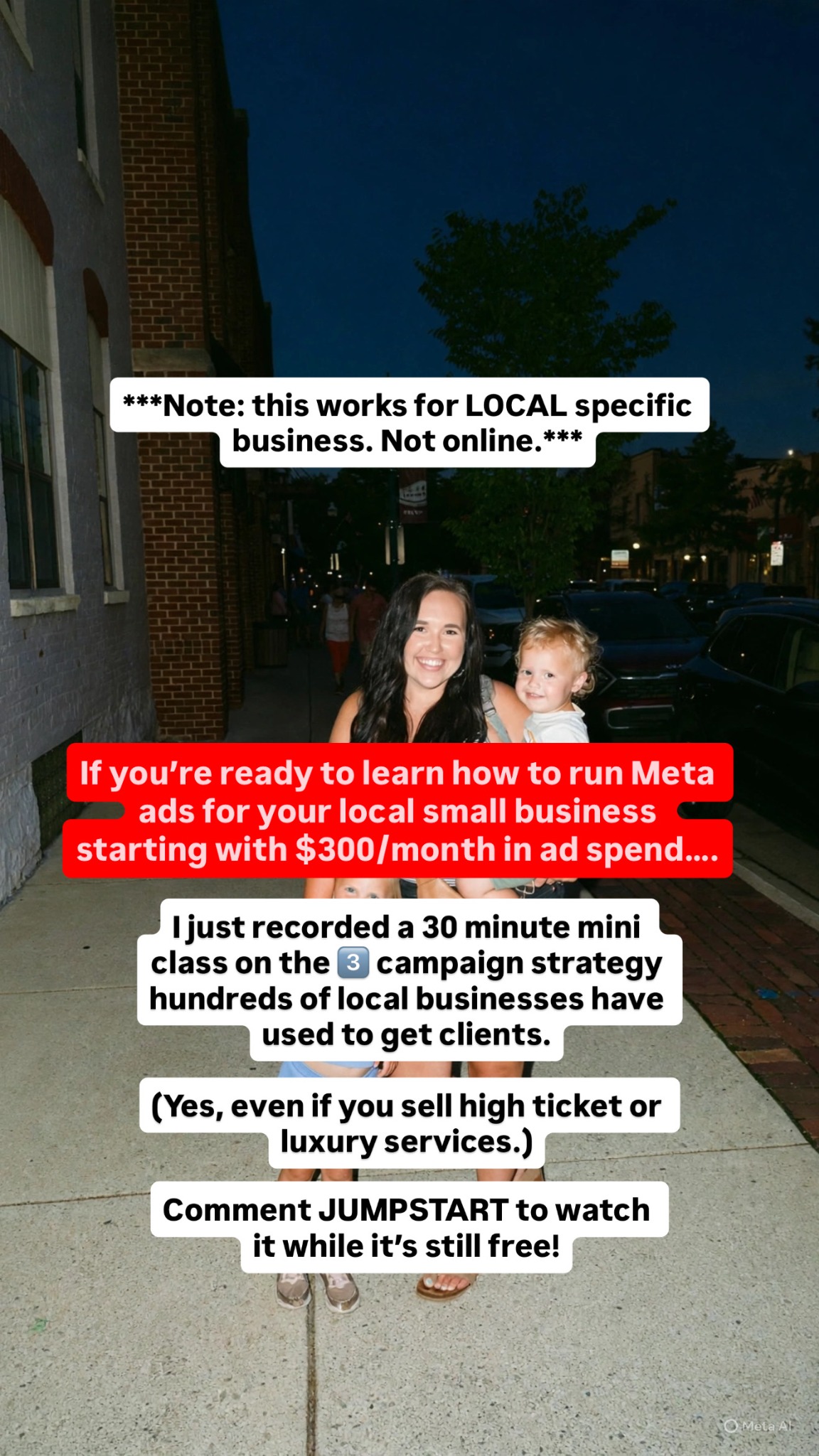 Nicole Eldridge Media - FB & IG Ads Facebook ad: Local Business Only {Free Meta Ads Training}