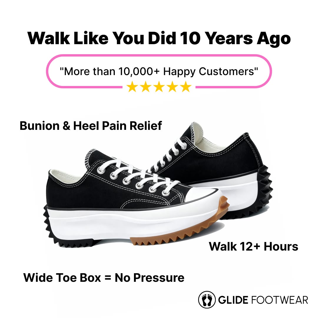 Lian Footwear Facebook ad: Walk Pain Free Today!