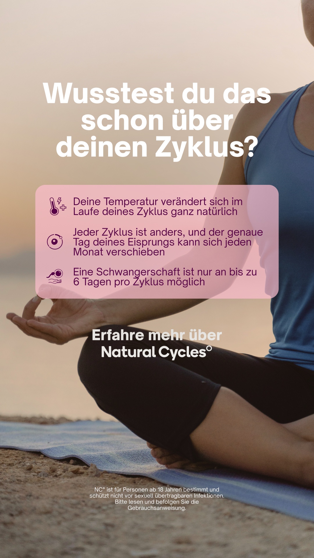Natural Cycles Facebook ad