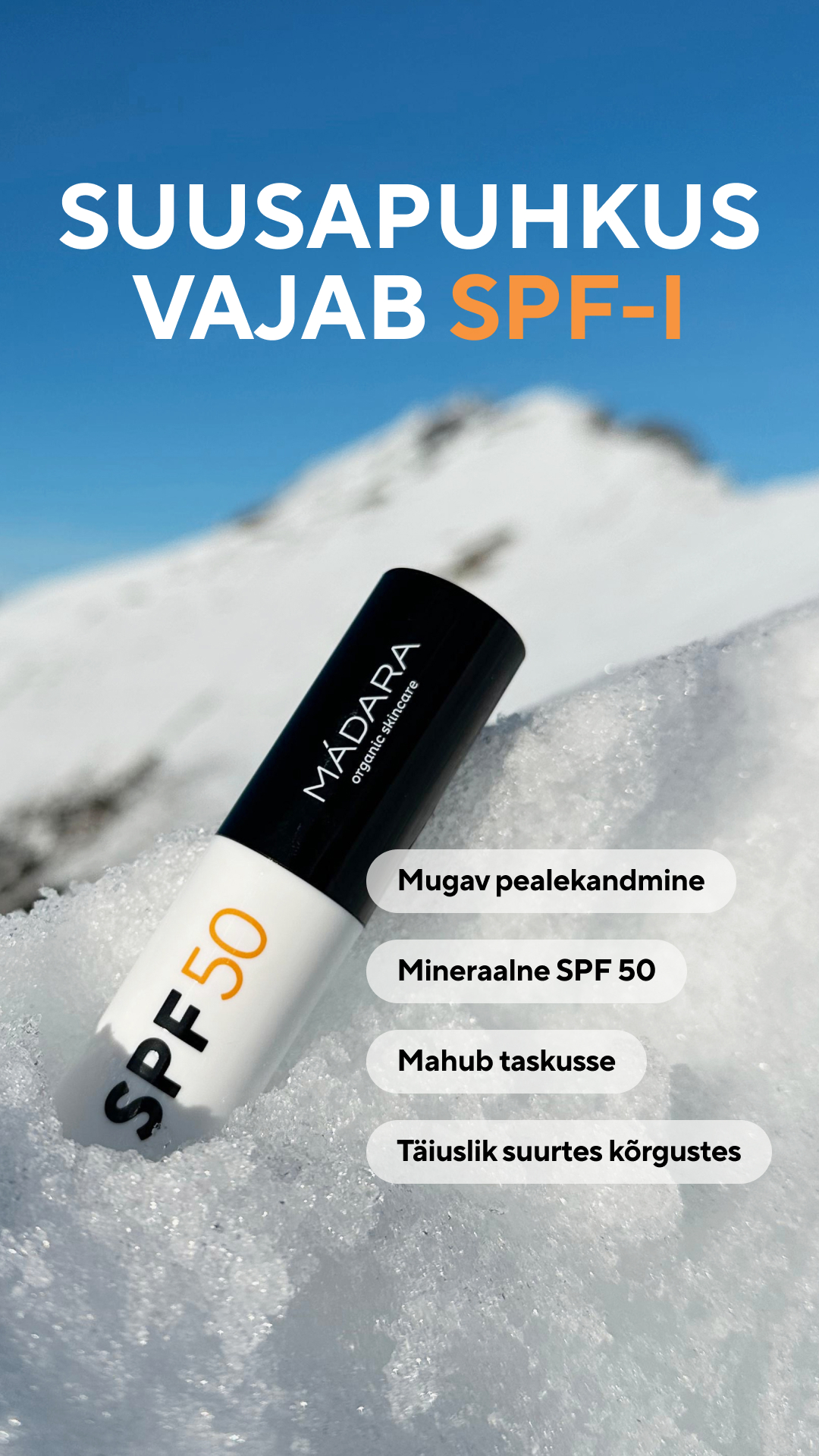 Mádara Organic Skincare Facebook ad