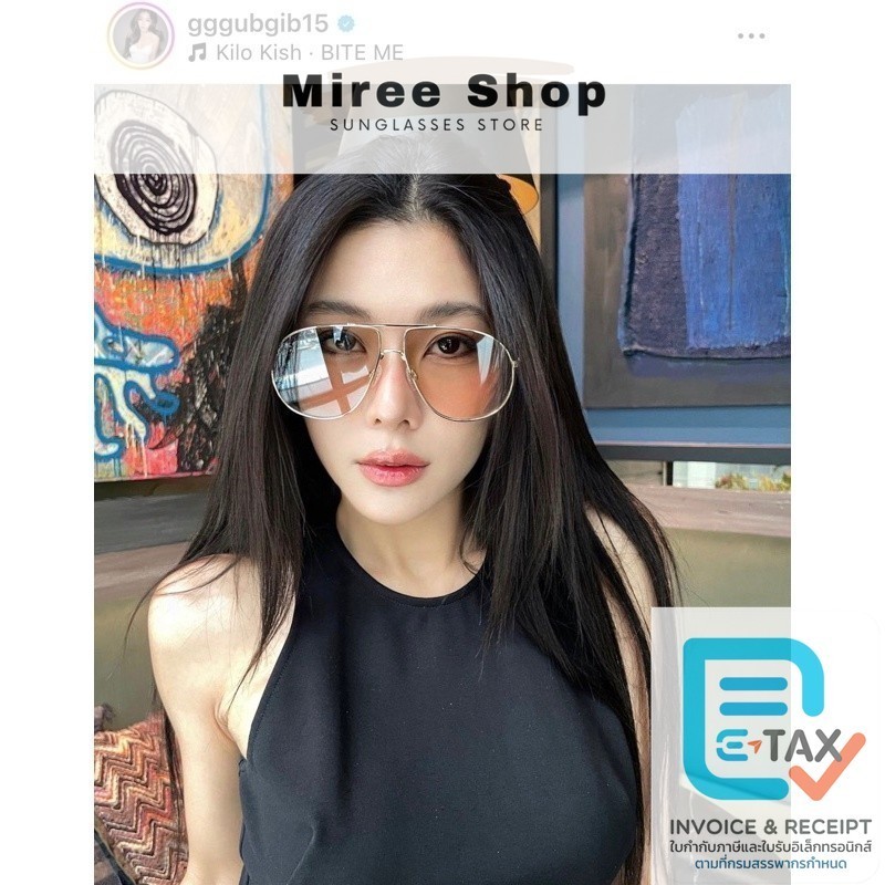 Miree AMP Facebook ad: ซื้อแว่น กับแอมนะค้า Celine YSL Gucci Balenciaga Bottega…