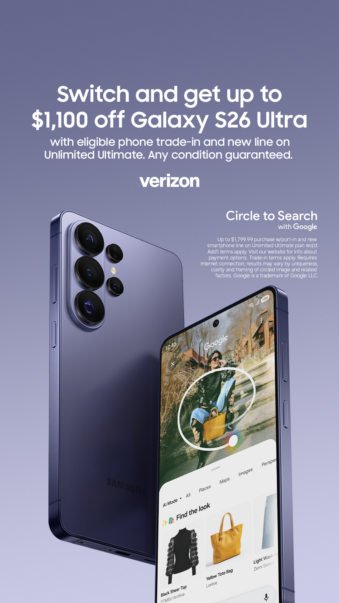 Samsung Facebook ad
