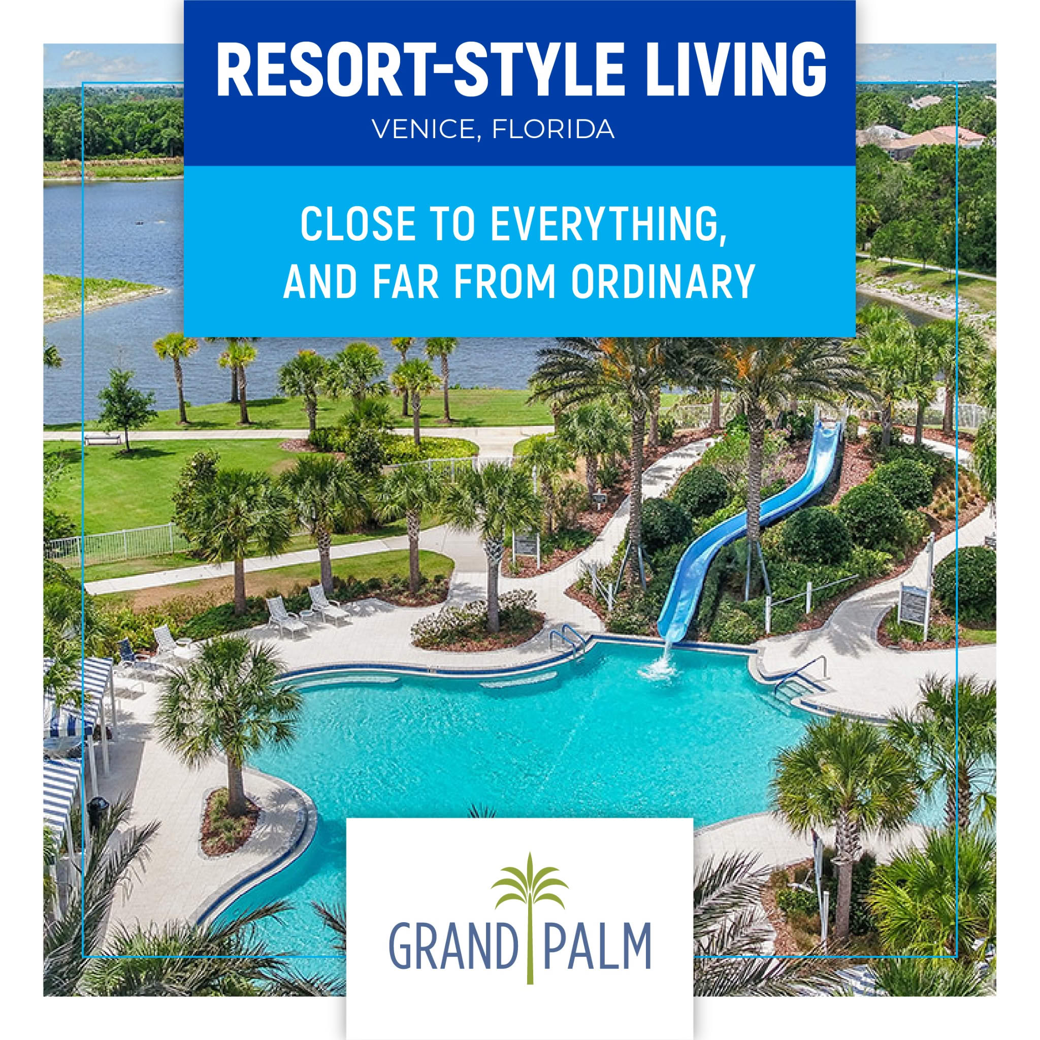 Neal Communities Facebook ad: Resort-style living in Venice, FL starting from the…