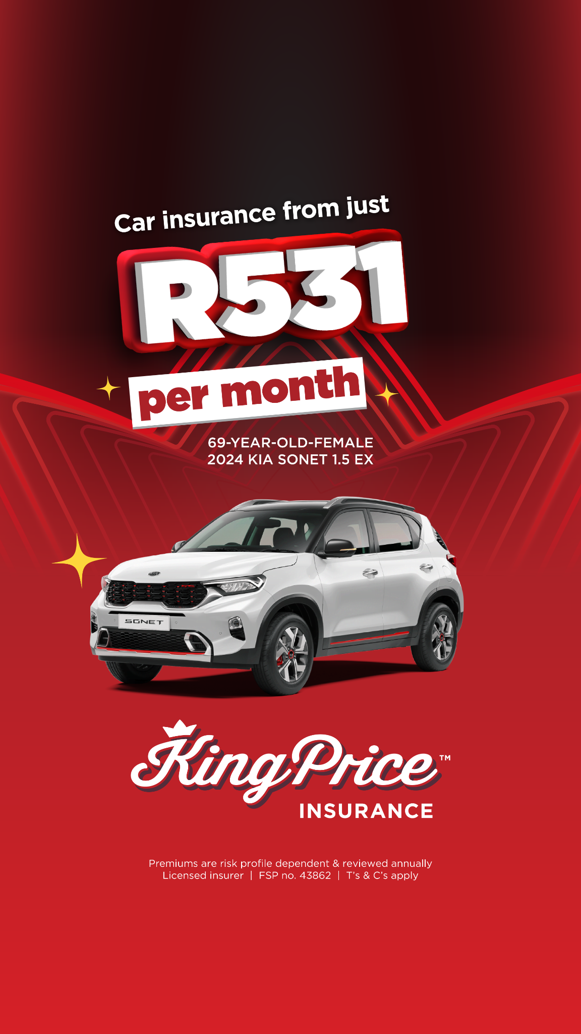 King Price Insurance Facebook ad