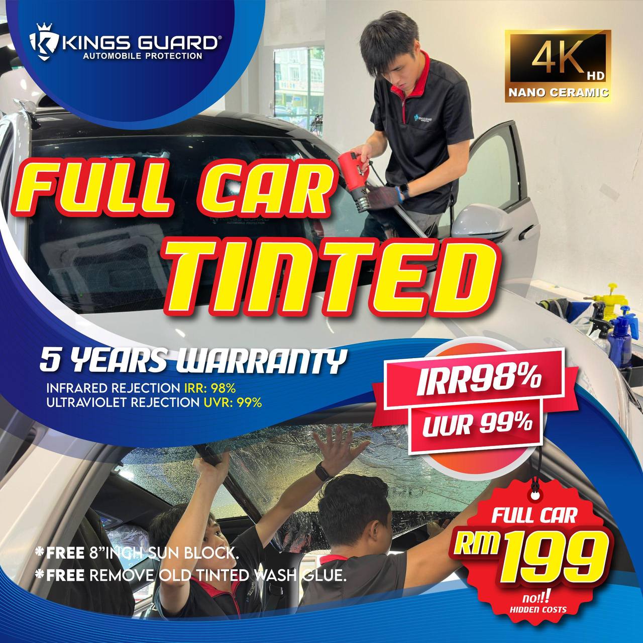 Kings Guard Window Film Skudai - Tinted Specialist Facebook ad