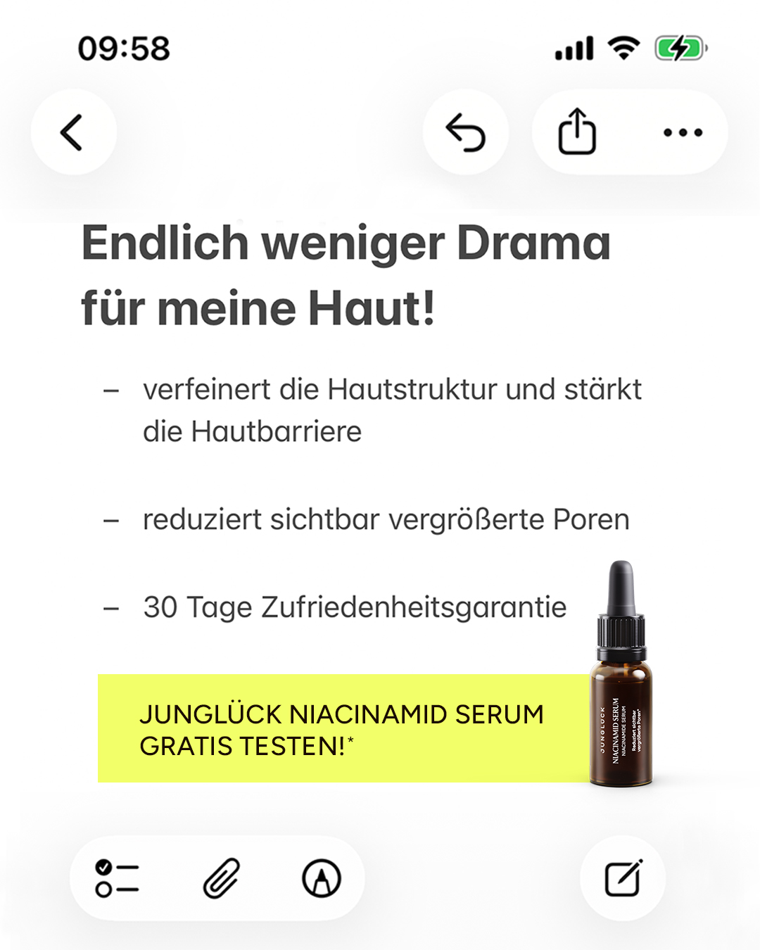 Junglück Facebook ad