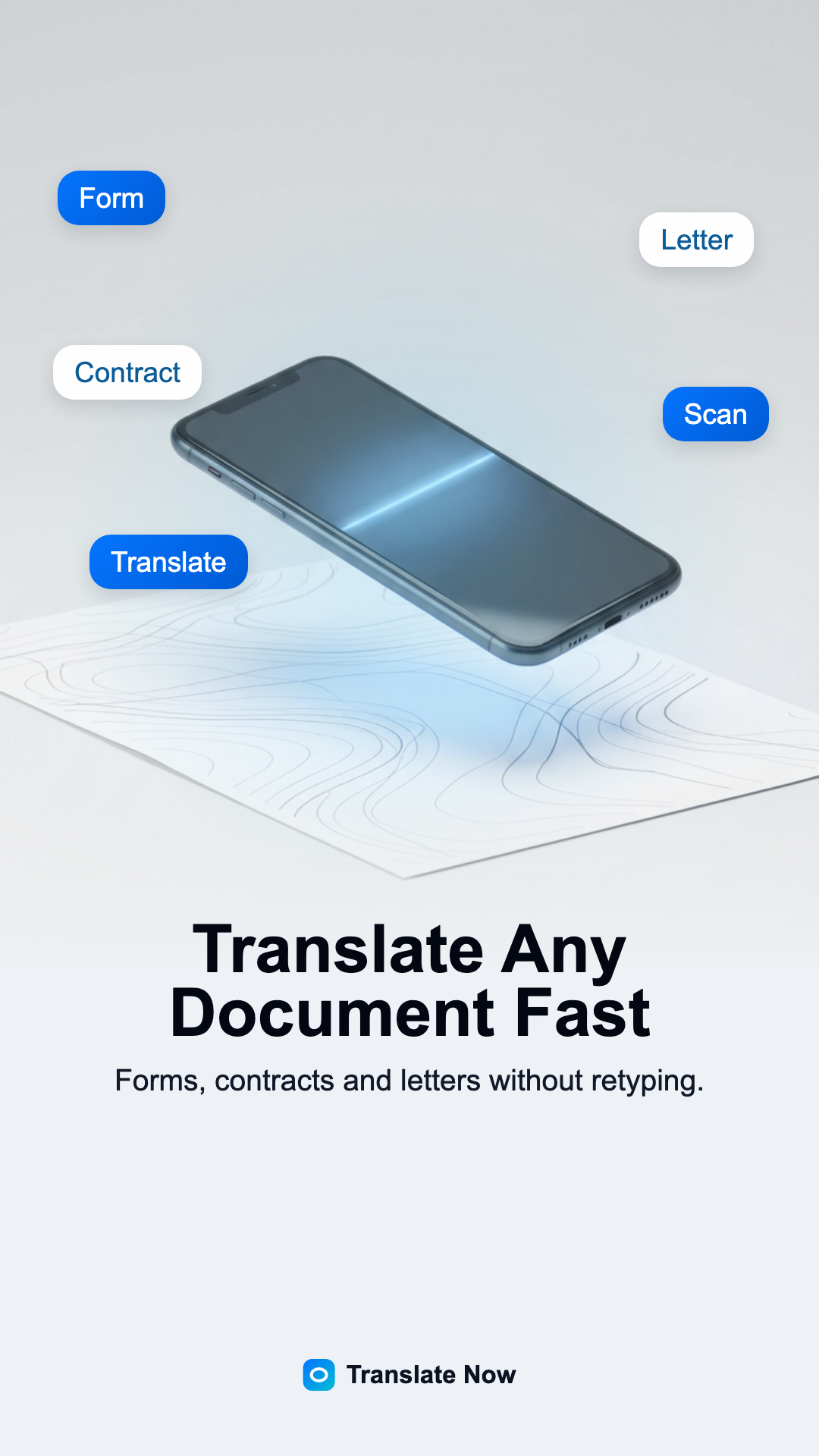 Translate Now IOS Facebook ad